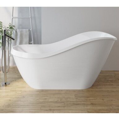 Ванна из литого мрамора Blu CAPRI 1693 Evermite с переливом Ванна из литого мрамора Blu CAPRI 1693 Evermite с переливом