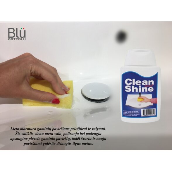 Akmens masės priežiūros priemonė Blu Clean&Shine 1