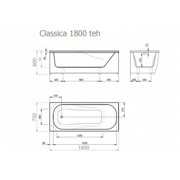 Ванна из каменной массы CLASSICA VISPOOL 7 Ванна из каменной массы CLASSICA VISPOOL 7