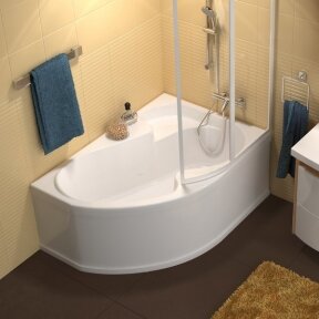 Асимметричная акриловая ванна Ravak Rosa I