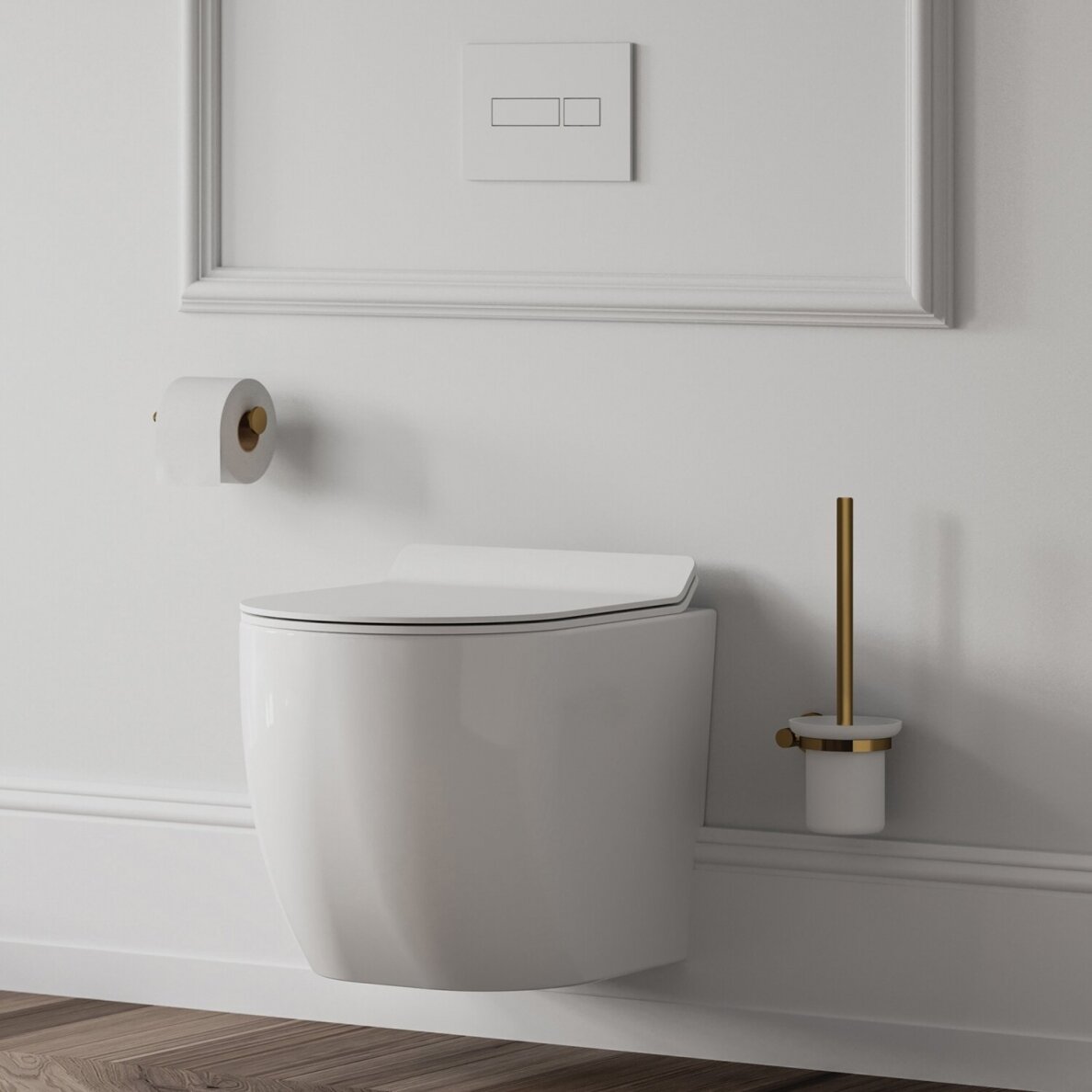 Ершик WC золотого цвета OMNIRES MODERN PROJECT 1 Ершик WC золотого цвета OMNIRES MODERN PROJECT 1