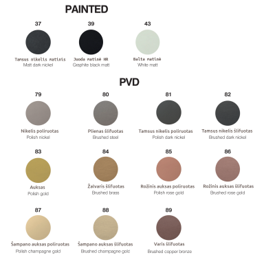 Aukštas praustuvo maišytuvas Palazzani Digit 3 Color Aukštas praustuvo maišytuvas Palazzani Digit 3 Color