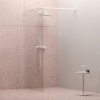 Душевая стенка Ravak model Walk-In Стенка с белым профилем Душевая стенка Ravak model Walk-In Стенка с белым профилем