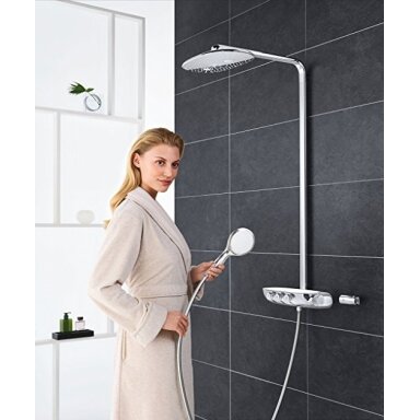 Dušo sistema su termostatu Rainshower SmartControl 360 Duo Grohe, su Power&Soul 115 dušiuku, chromas Dušo sistema su termostatu Rainshower SmartControl 360 Duo Grohe, su Power&Soul 115 dušiuku, chromas