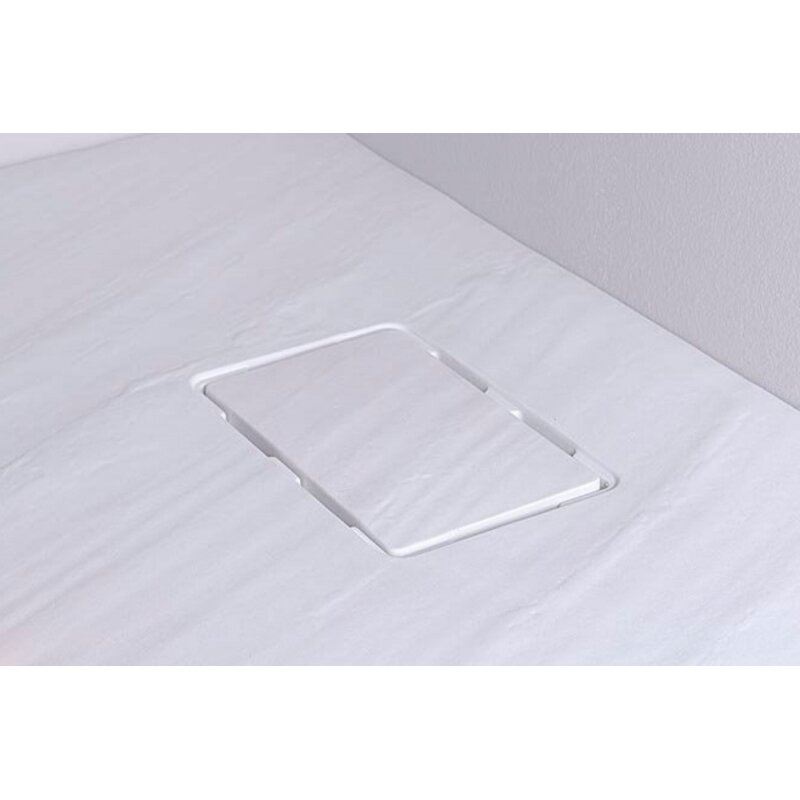 Душевой поддон из литого камня Blu RILIEVO 120x80, матовый белый 2 Душевой поддон из литого камня Blu RILIEVO 120x80, матовый белый 2