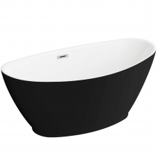 Отдельностоящая ванна Polimat Mango 150x75, черный мат