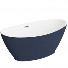 Отдельностоящая ванна Polimat Mango 150x75, navy blue