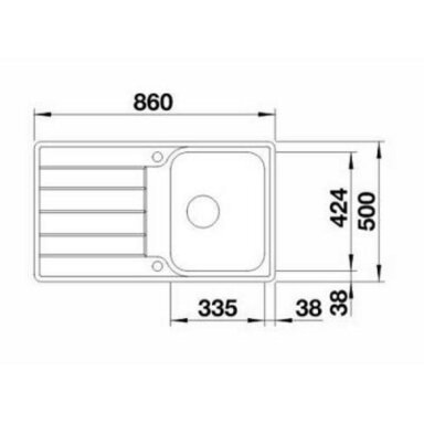 Мойка из нержавеющей стали Blanco CLASSIMO 45 S-IF