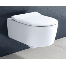 Pakabinamas unitazas Avento Flush WC + dangtis SLIM Soft Close Villeroy & Bosh