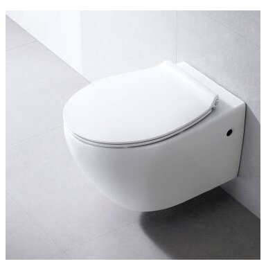 Подвесной унитаз WC Estoril rimless с Soft Close крышкой, Bathco Подвесной унитаз WC Estoril rimless с Soft Close крышкой, Bathco