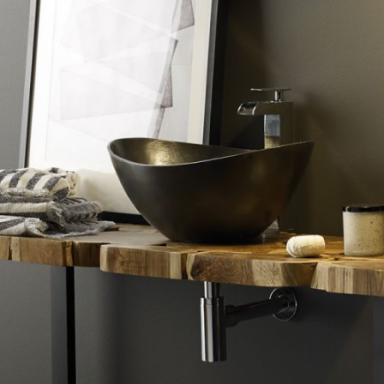 Pastatomas aliumininis praustuvas Begur Rustic Bathco