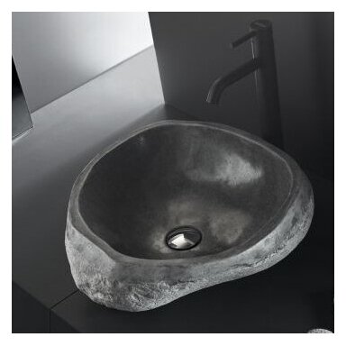 Pastatomas naturalaus akmens praustuvas PIEDRA RIO Bathco