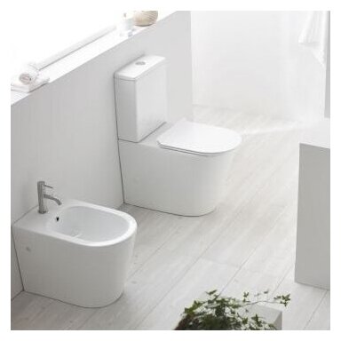 Напольный унитаз WC New Ronda rimless с Soft Close крышко, Bathco