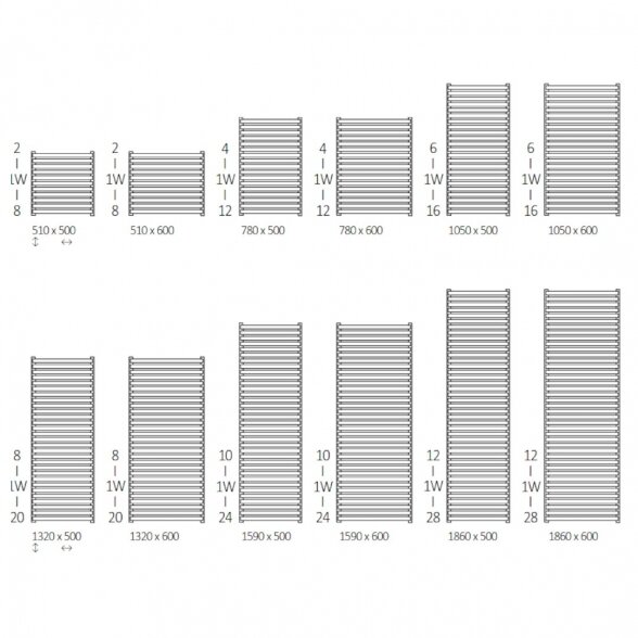 Полотенцесушитель Terma City 5 Полотенцесушитель Terma City 5