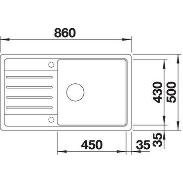 Silgranit мойка Blanco Legra XL 6 S 1 Silgranit мойка Blanco Legra XL 6 S 1