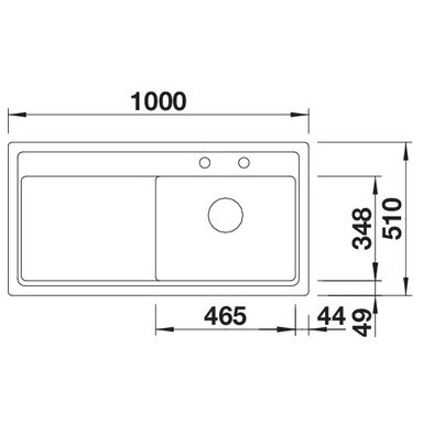 Silgranit PuraDur plautuvė Blanco Zenar XL 6 S Silgranit PuraDur plautuvė Blanco Zenar XL 6 S