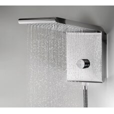 Стационарный душ с ручным душиком и интегрированным дивертером Bossini Syncro-Rain Renovation Set