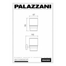 Стаканчик для ванной Digit 3, Palazzani