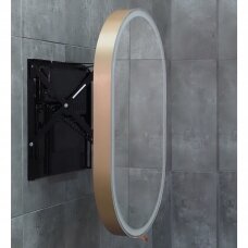 Выдвижное зеркало для ванной комнаты Gol. Miior Copper