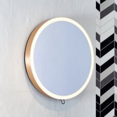 Vonios kambario veidrodis Moon Miior vario spalvos rėmu (atitraukiamas)