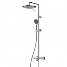 Комплект для бани/душа Elios с термостатом, стационарная голова 250 и ручной душ Syncronia/2 Bossini