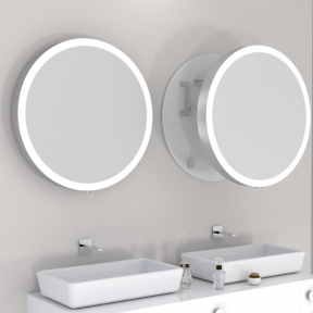 Выдвижное зеркало для ванной комнаты Moon Miior