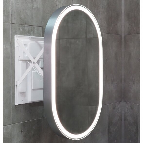 Выдвижное зеркало для ванной комнаты Gol. Miior 1