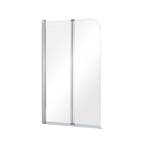 Стеклянная шторка для ванны Besco Prime II 90×140, хром