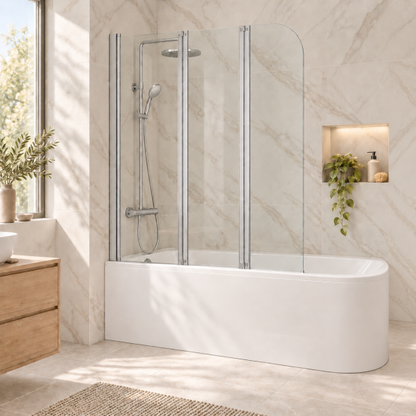 Стенка для ванны Besco Prime III 120x140 2 Стенка для ванны Besco Prime III 120x140 2