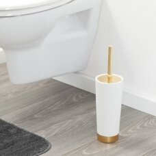 WC šepetys Sealskin GLOSSY aukso/baltos spalvos